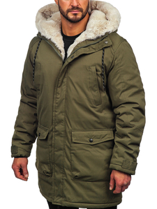 Homme Parka d'hiver Khaki Bolf 5M120