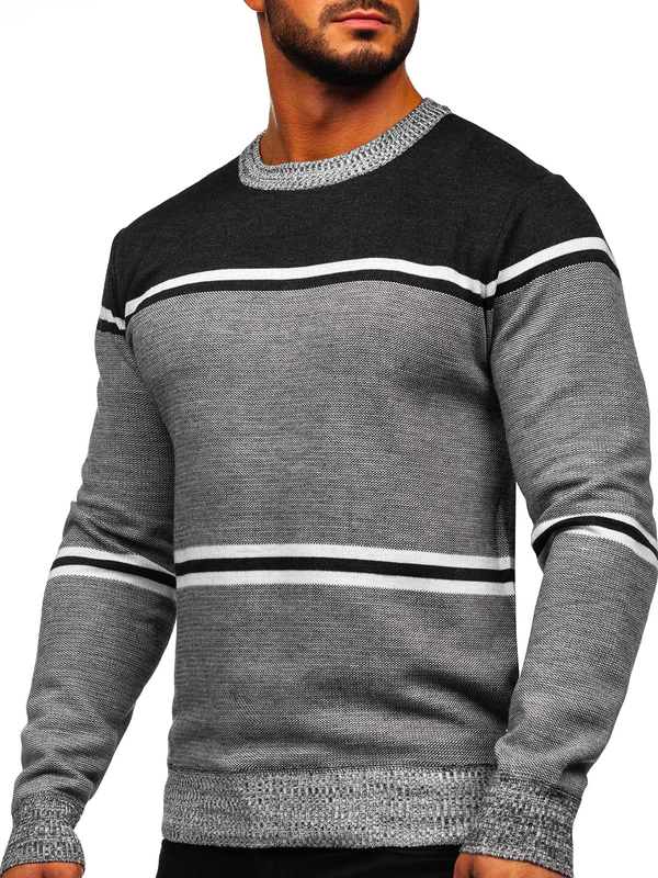 Pull pour homme graphite Bolf 6300