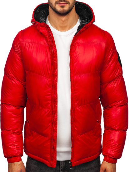 Homme Blouson d'hiver matelassé Rouge Bolf 5M3198