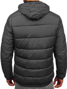 Homme Blouson d'hiver matelassé Graphite Bolf 31M5037