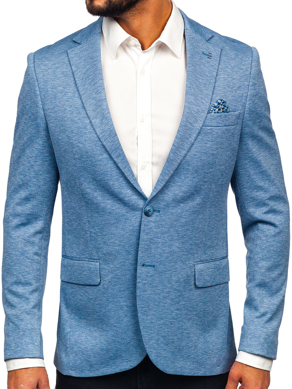 Homme Veste casual Blue Bolf 24401