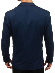 La veste élégante pour homme bleue foncée Bolf 1050