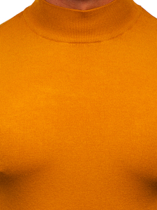 Pull à col roulé basic pour homme camel Bolf YY05