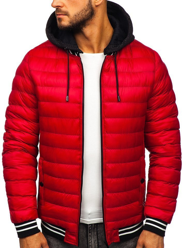 Blouson pour homme d'hiver rouge Bolf 5331