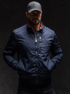 Homme Blouson de transition Bleu foncé Bolf 1907A1