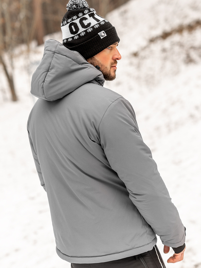 Blouson d'hiver sportif pour homme graphite Bolf HH011