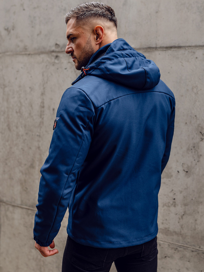 Homme Blouson softshell de transition Bleu foncé Bolf BK122A