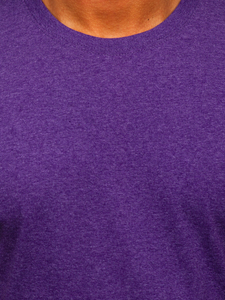 Homme T-shirt basic Violet Bolf B10