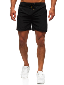 Short de bain pour homme noir Bolf XL018
