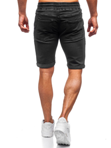 Pantalon court short noir pour homme Bolf KG3723