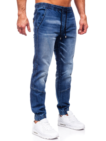 Homme Pantalon de jogging en jean Bleu foncé Bolf MP0118BS