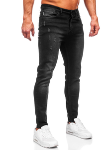 Homme Pantalon en jean regular fit Noir Bolf 6156