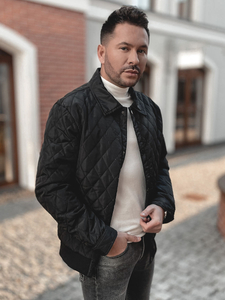 Blouson de transition matelassé pour homme noir Bolf M13081