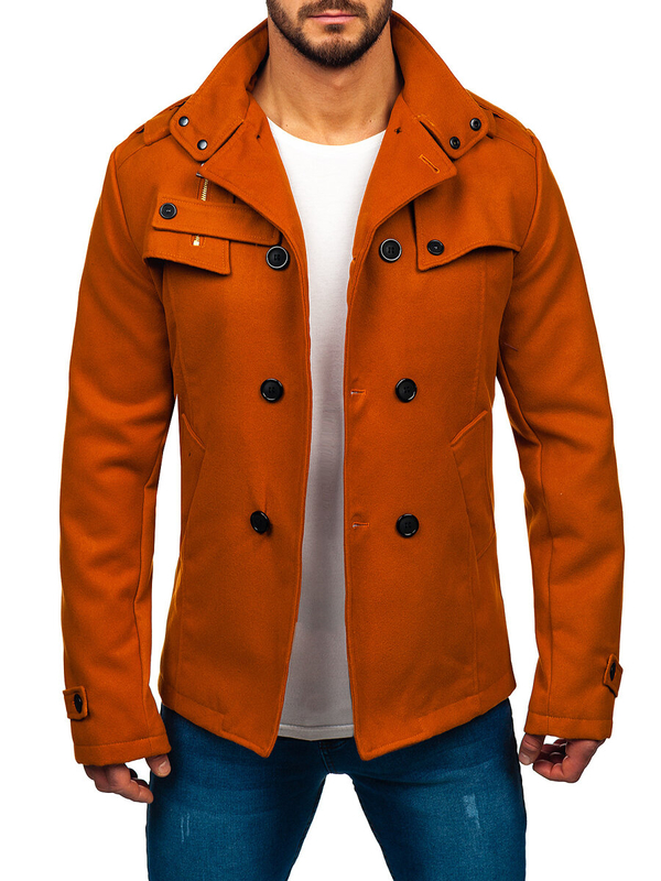 Homme Manteau Camel Bolf 8857A1