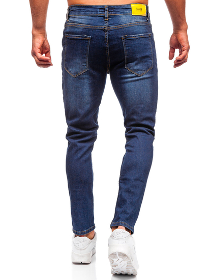 Homme Pantalon en jean regular fit Bleu foncé Bolf 6760