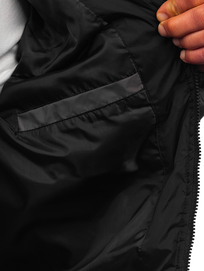 Homme Blouson d'hiver matelassé Graphite Bolf 31M5037