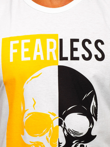 Tank top avec imprimé blanc Bolf 14819