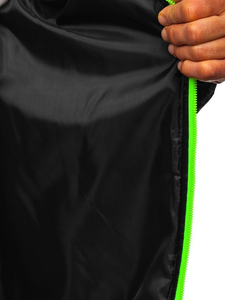 Le blouson de transition pour homme noir Bolf TY50