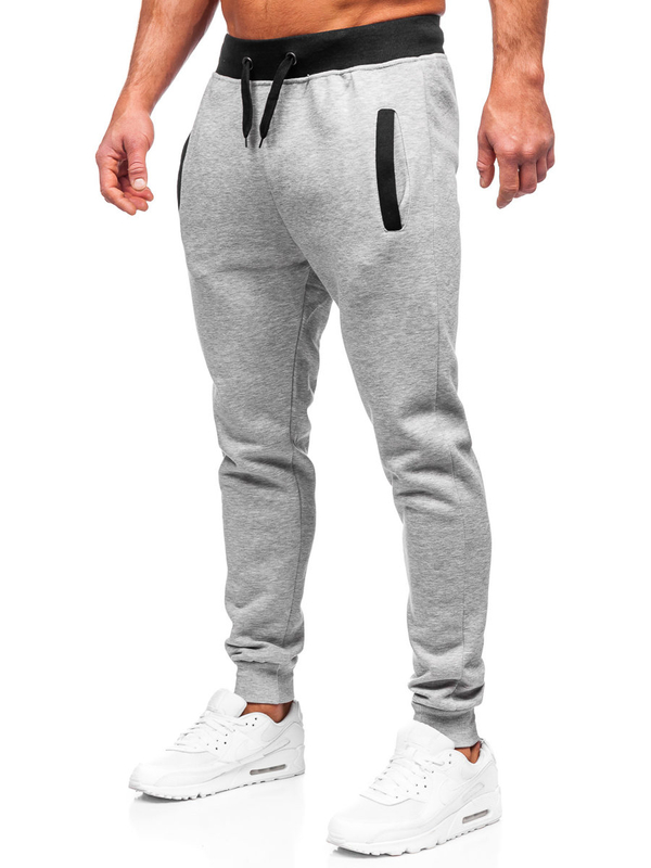 Pantalon de sport pour homme gris Bolf AK13-1
