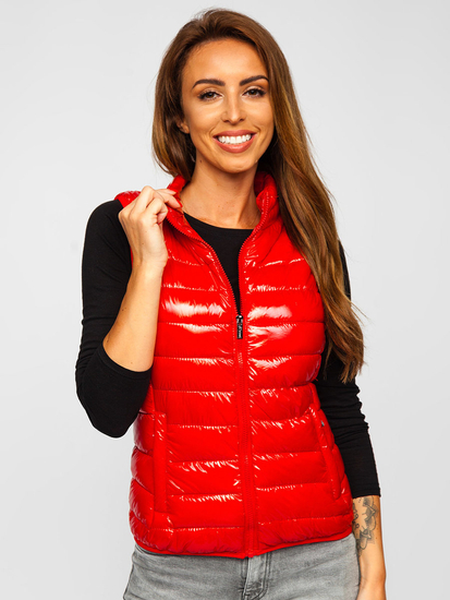 Gilet matelassé pour femme rouge Bolf R0107A