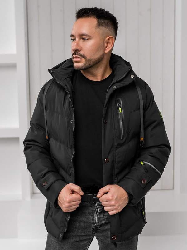 Homme Blouson d'hiver Noir Bolf 5M3137A1