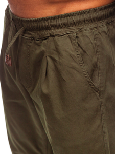 Homme Pantalon chino Khaki Bolf 6237
