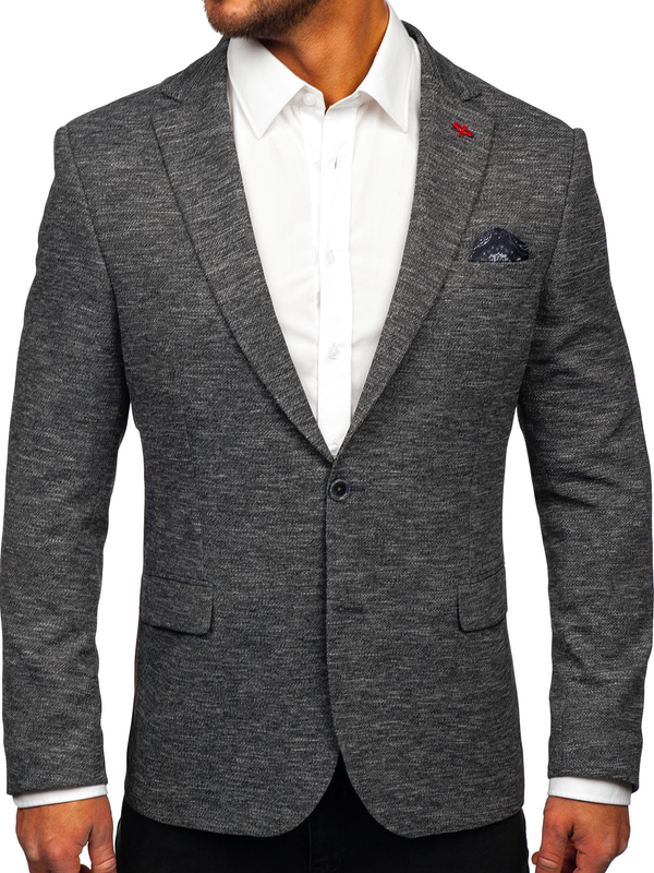 Homme Veste casual Gris Bolf 015