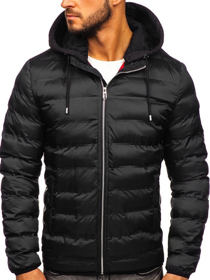 Blouson pour homme d'hiver noir Bolf 5332