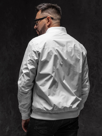 Homme Blouson bomber de transition Blanc Bolf 7116A1