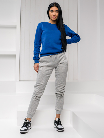 Femme Sweat-shirt Bleu cobalt Bolf W01A1