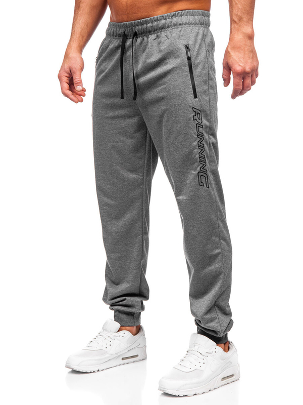 Homme Pantalon jogger Gris Bolf JX6352