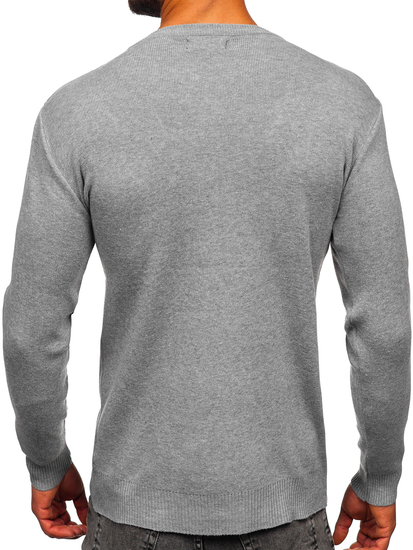 Homme Pull basic Gris Bolf S8506
