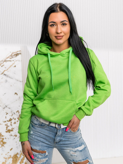 Femme Sweat-shirt kangourou Vert Bolf W02A1