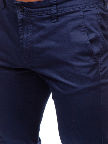 Pantalon chino pour homme bleu foncé Bolf KA6807-11