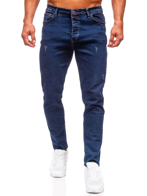 Homme Pantalon en jean regular fit Bleu foncé Bolf 6058