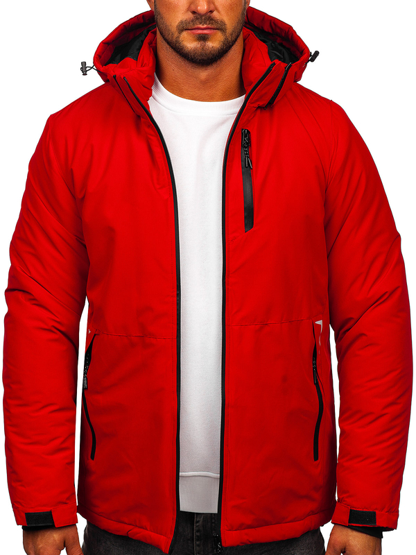 Homme Blouson d'hiver Rouge Bolf HKK2023