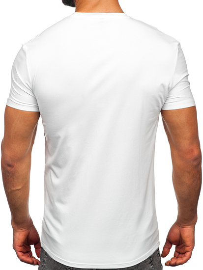 Tee-shirt sans imprimé pour homme blanc Bolf MT3001