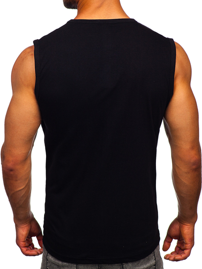 Tank top avec imprimé noir Bolf 14803-1