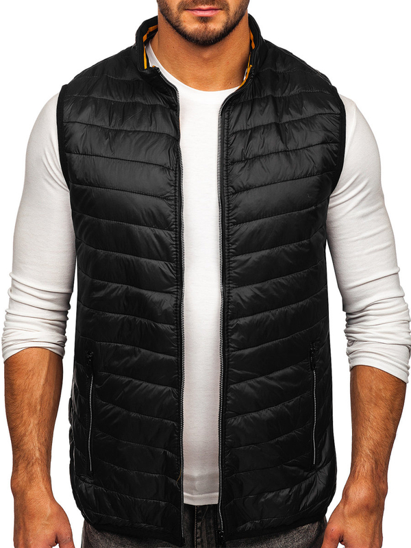 Gilet matelassé pour homme noir Bolf 7103