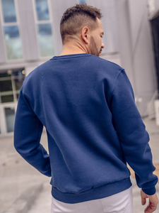 Sweat-shirt pour homme indigo Bolf 2001A