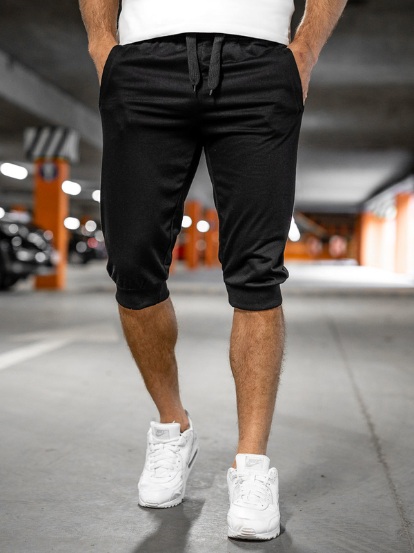 Homme Short baggy Noir Bolf K10002A