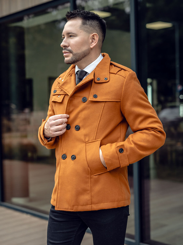 Homme Manteau Camel Bolf 8857A2