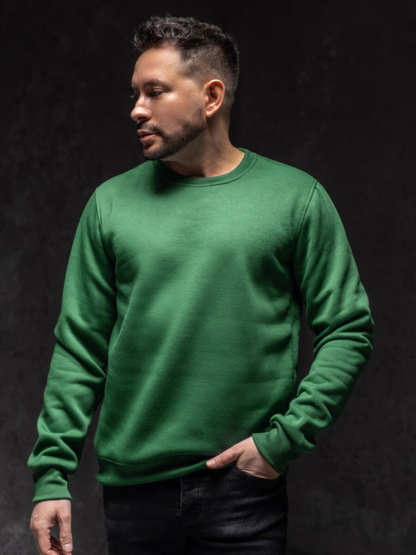 Homme Sweat-shirt Vert Bolf 2001A1