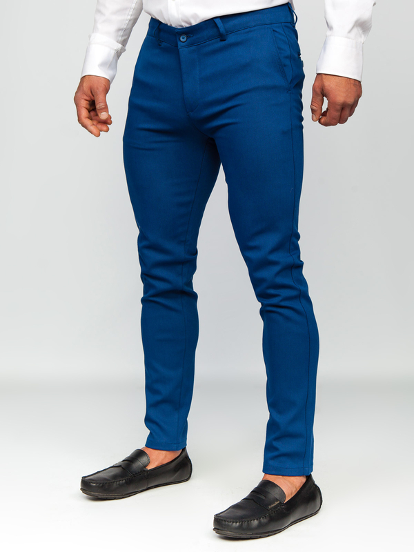 Pantalon chino pour homme indigo Bolf 5000-3