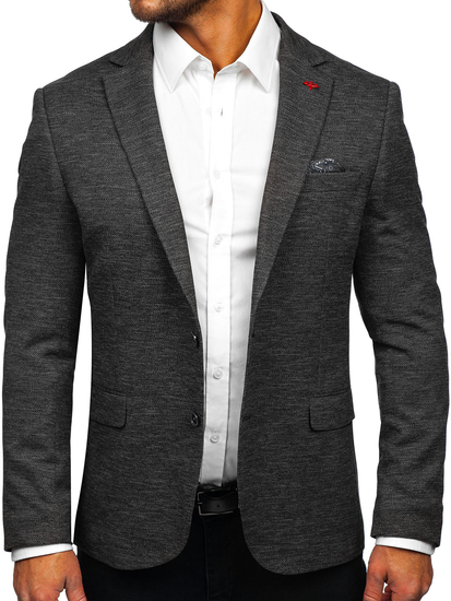 Homme Veste casual Anthracite Bolf 016