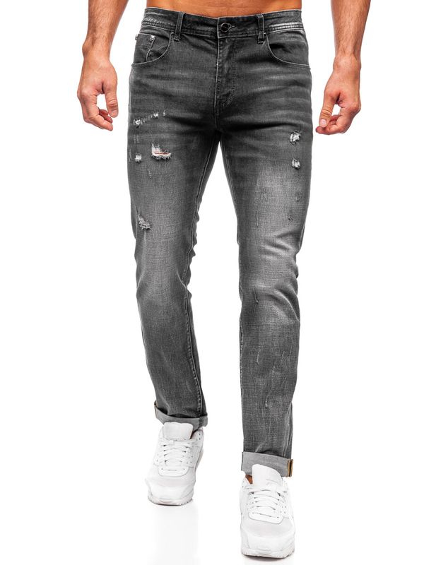 Homme Pantalon en jean slim fit Graphite Bolf MP0169G