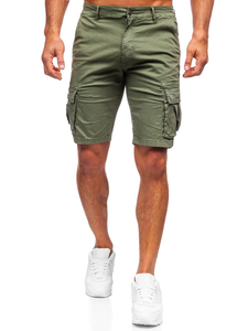 Pantalon court short cargo vert pour homme Bolf YF2225