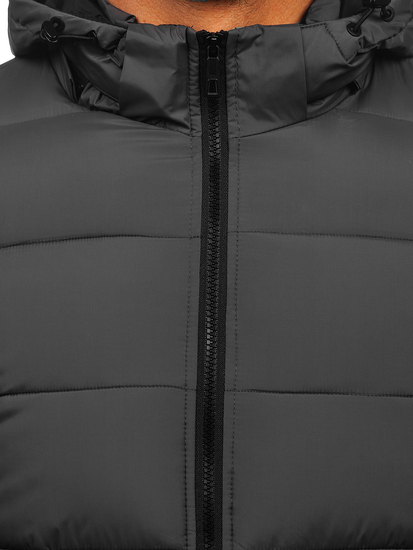 Homme Blouson d'hiver matelassé Graphite Bolf 31M5037