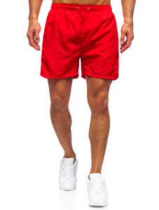 Short de bain rouge pour homme Bolf YW07002