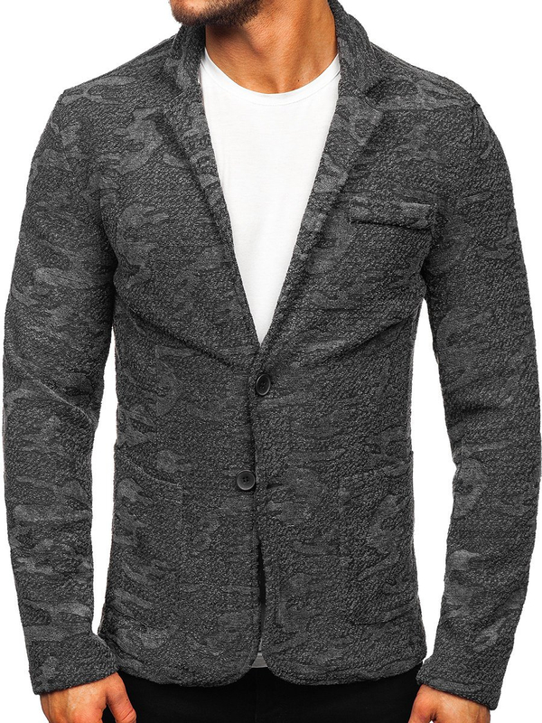 Veste pour homme casual graphite Bolf KS-7309